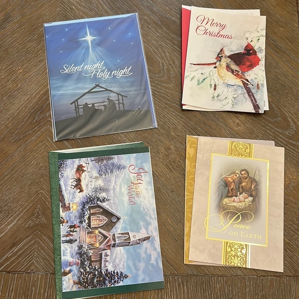 Lot of 24 Christmas greeting cards
